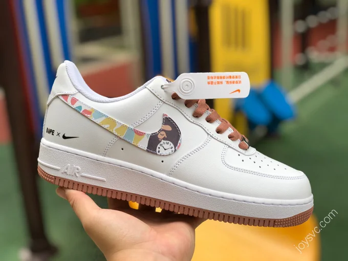 Nike Air Force 1 '07 White/Brown AF1234-003