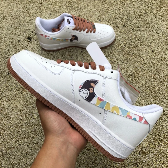 Nike Air Force 1 '07 White/Brown AF1234-003