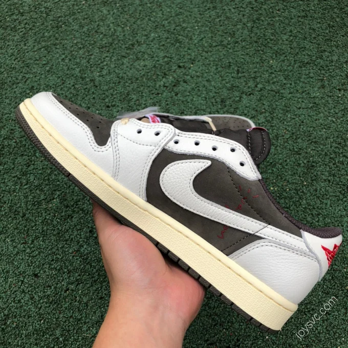 Travis Scott x Air Jordan 1 Low White Tan LJR D