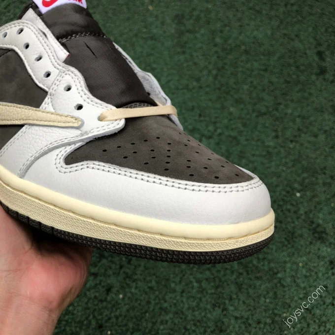 Travis Scott x Air Jordan 1 Low White Tan LJR D