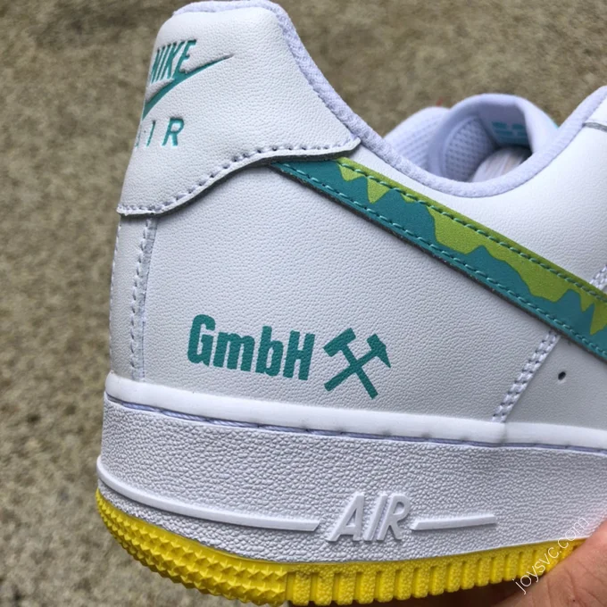 Nike Air Force 1 '07 White/Green/Yellow AF1234-001