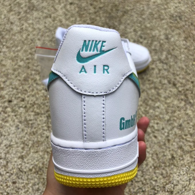 Nike Air Force 1 '07 White/Green/Yellow AF1234-001