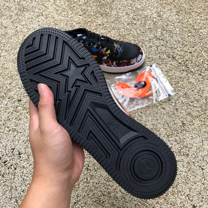 BAPE STA SK8 Black Orange