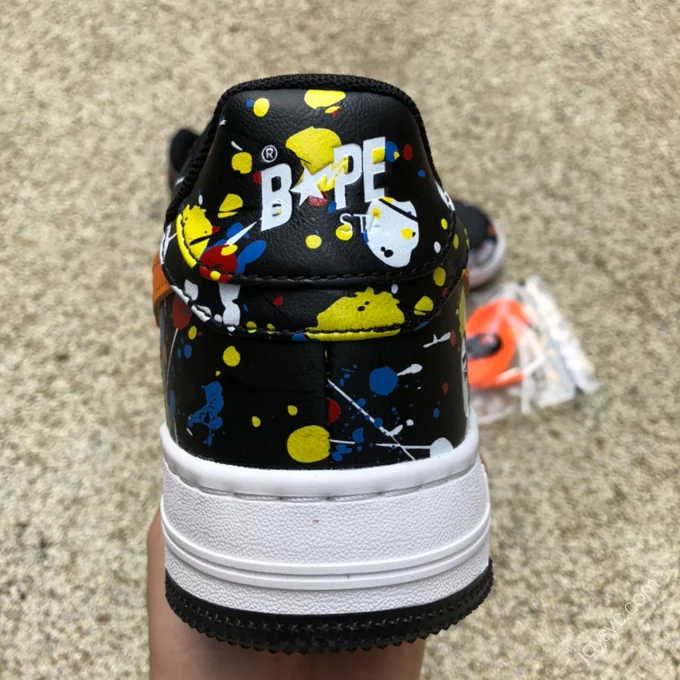 BAPE STA SK8 Black Orange