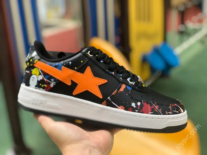 BAPE STA SK8 Black Orange