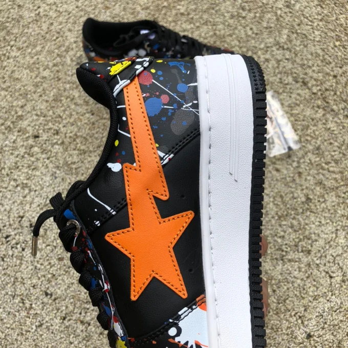 BAPE STA SK8 Black Orange