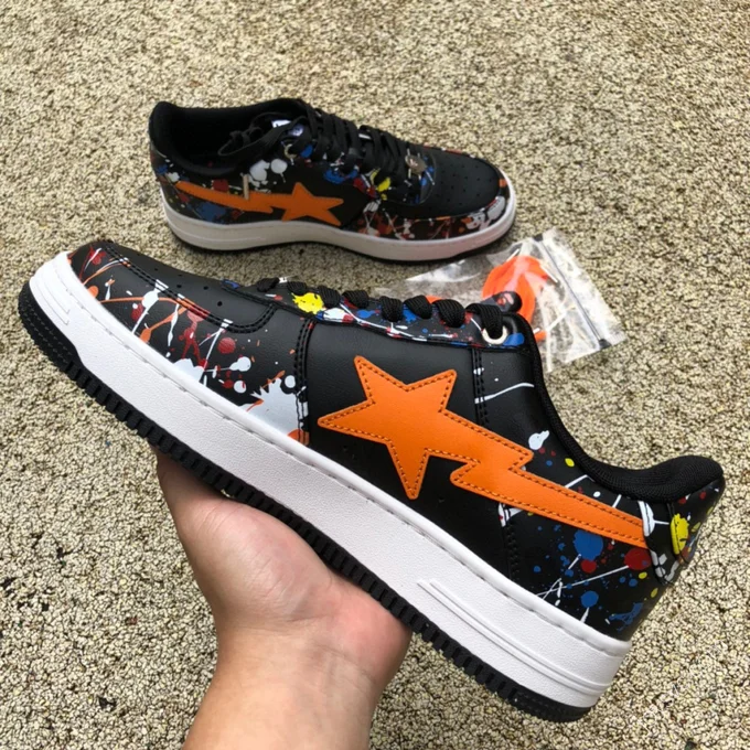 BAPE STA SK8 Black Orange