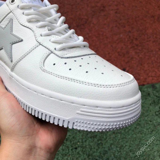 BAPE STA SK8 Silver White