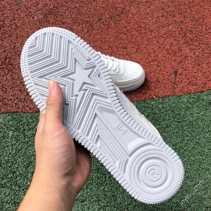 BAPE STA SK8 Silver White