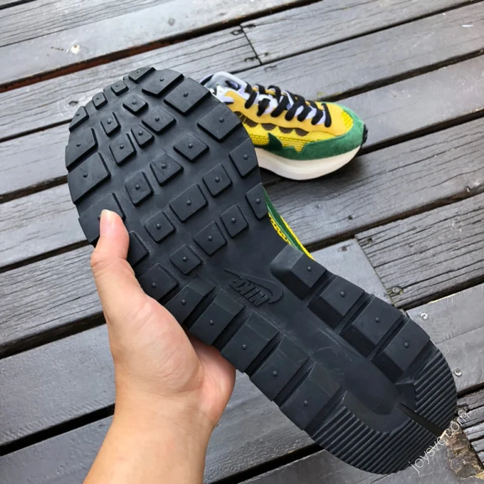 Nike x Sacai Vaporwaffle Green Yellow CV1363-700