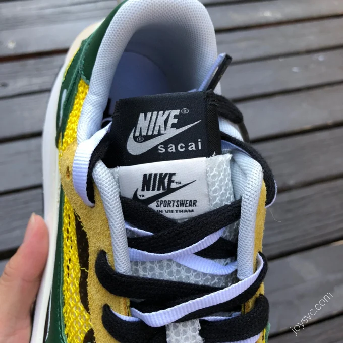 Nike x Sacai Vaporwaffle Green Yellow CV1363-700