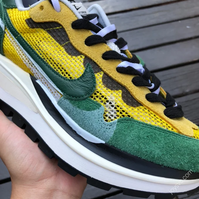 Nike x Sacai Vaporwaffle Green Yellow CV1363-700