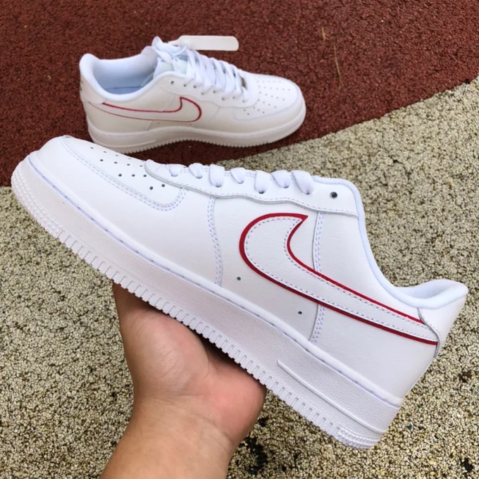 Nike Air Force 1 '07 White/Red Lines DQ0791-100