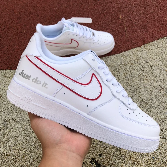 Nike Air Force 1 '07 White/Red Lines DQ0791-100