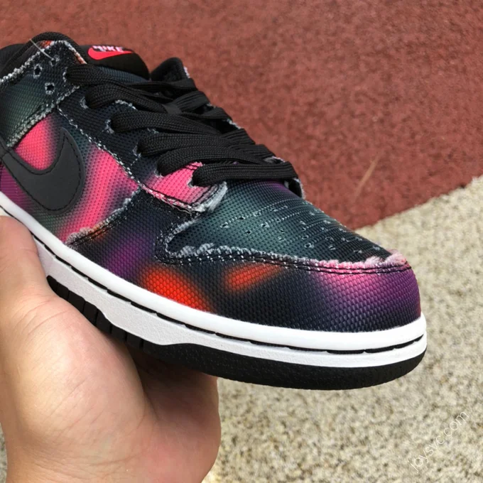 Nike Dunk Low Black Purple Graffiti DM0108-002