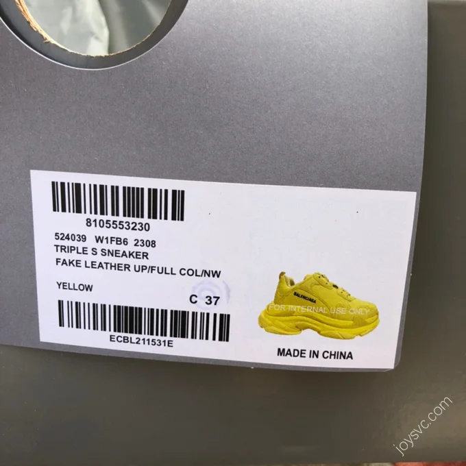 Balenciaga Triple S Yellow