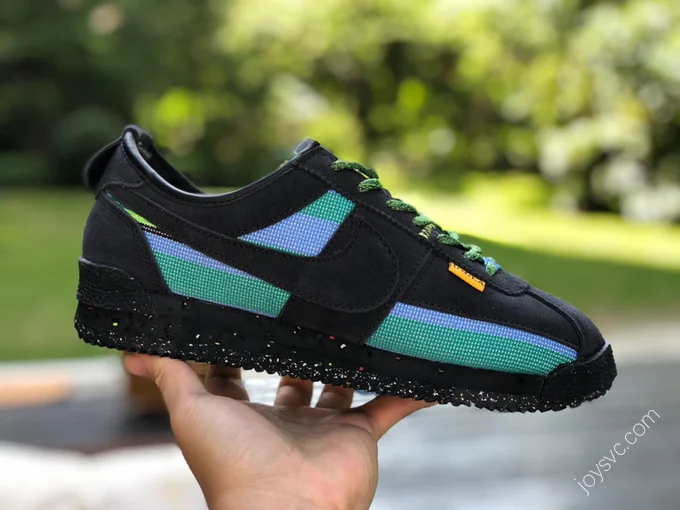 Union x Nike Cortez Black Blue Green DR1413-001