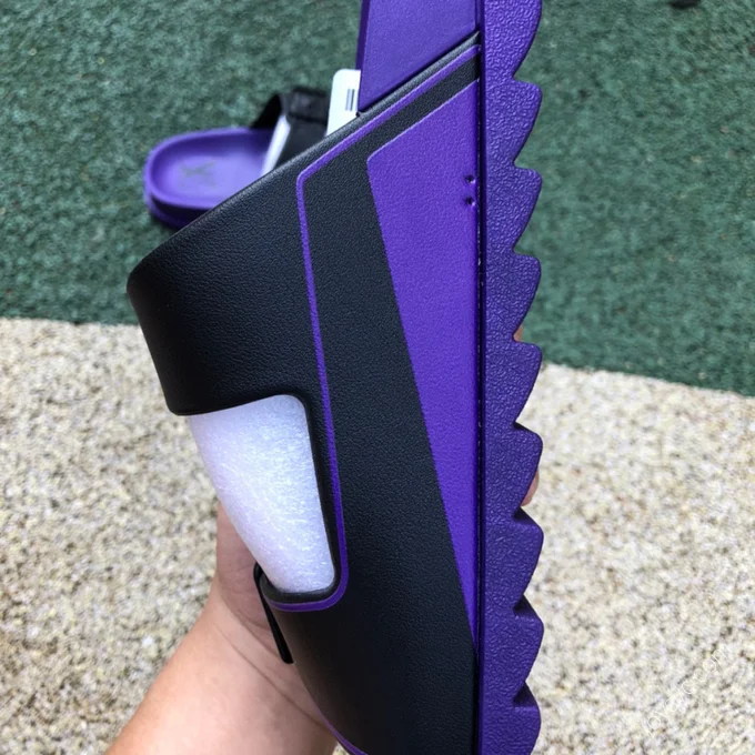 LOUIS VUITTON Slides Black Purple