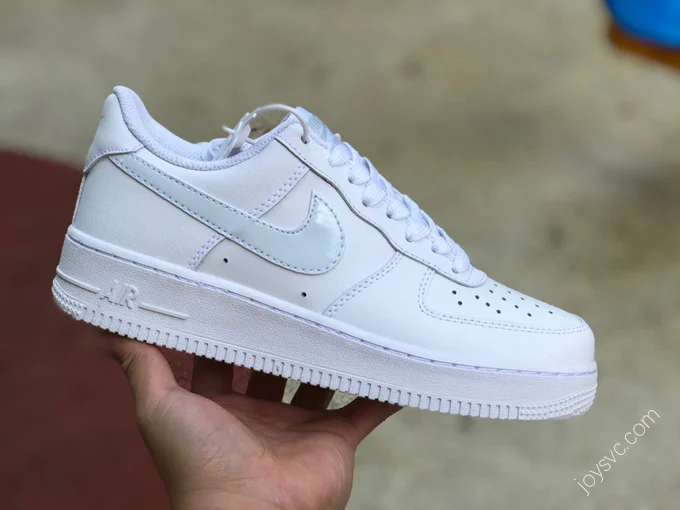 Nike Air Force 1 White/Light Blue Swoosh CT3839-106