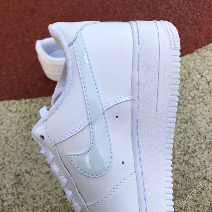 Nike Air Force 1 White/Light Blue Swoosh CT3839-106