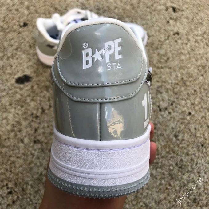 BAPE STA SK8 Grey White