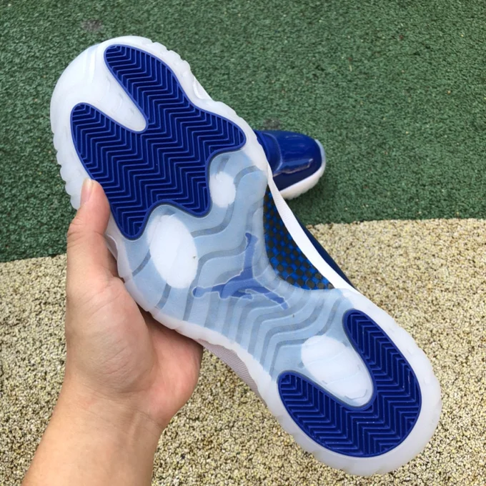 Air Jordan 11 Blue White Basketball Shoes AT7802-115