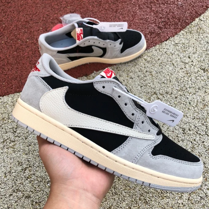 Travis Scott x Air Jordan 1 Low Gray Black DM7866-010