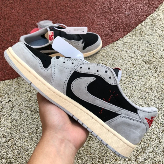 Travis Scott x Air Jordan 1 Low Gray Black DM7866-010