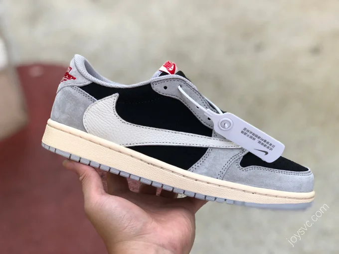 Travis Scott x Air Jordan 1 Low Gray Black DM7866-010