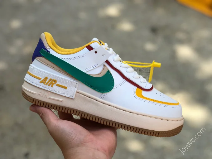 Nike AF1 Low Mismatched Macaron Sneakers