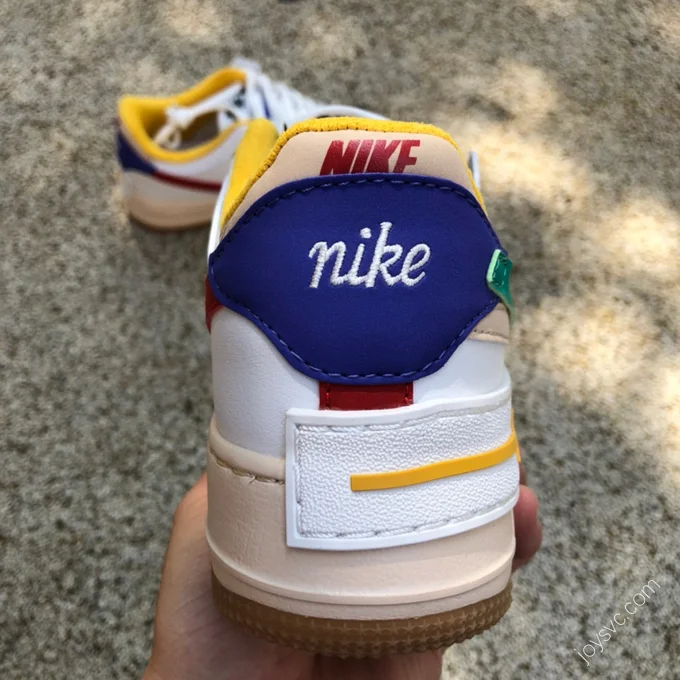 Nike AF1 Low Mismatched Macaron Sneakers