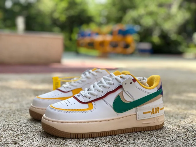 Nike AF1 Low Mismatched Macaron Sneakers