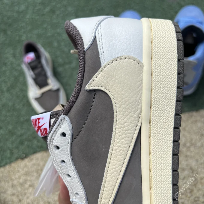 Travis Scott x Air Jordan 1 Low White Brown LJR DM7866-162