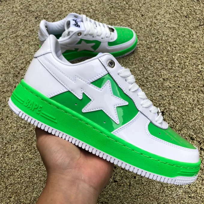 BAPE STA SK8 Green White