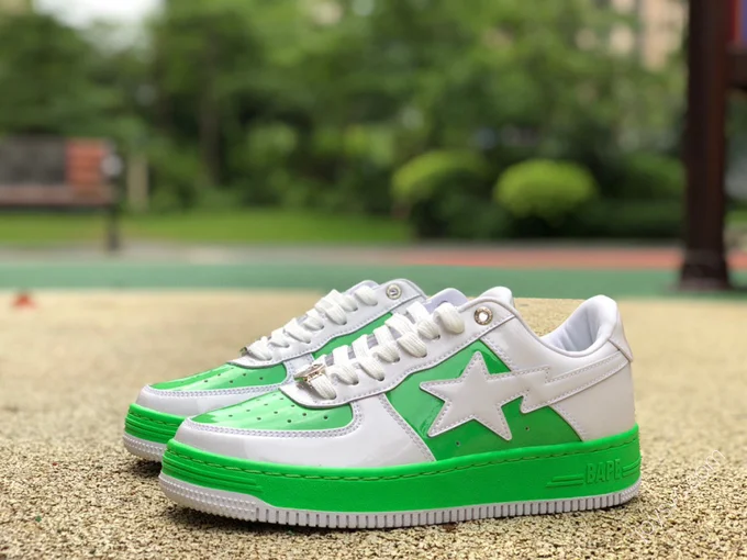 BAPE STA SK8 Green White