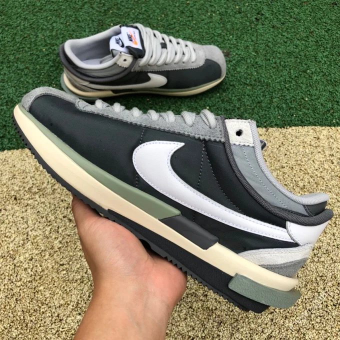 Sacai x Nike Zoom Cortez Grey DQ058