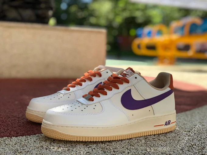 Nike Air Force 1 '07 Beige/Purple/Orange CW3388-205