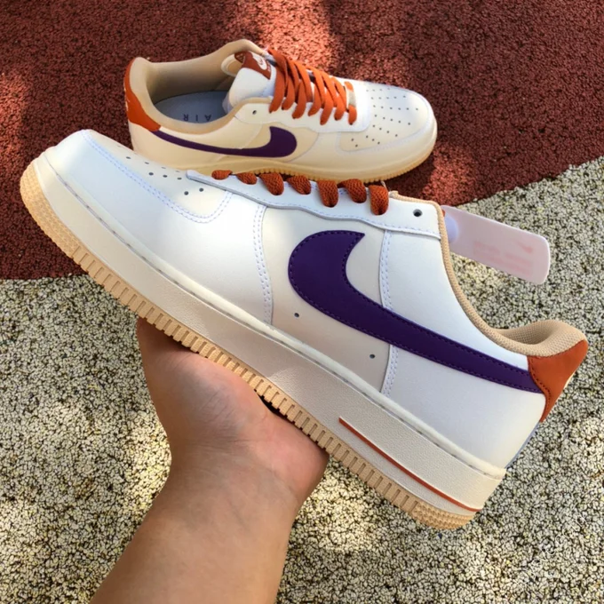 Nike Air Force 1 '07 Beige/Purple/Orange CW3388-205