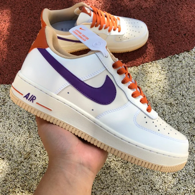 Nike Air Force 1 '07 Beige/Purple/Orange CW3388-205