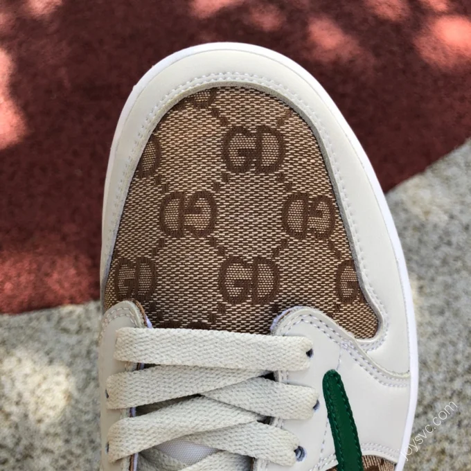 Travis Scott x Air Jordan 1 Low Gucci White Brown DM7