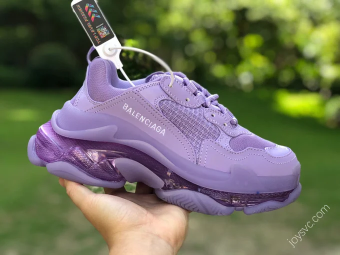 Balenciaga Triple S Clear Sole Purple