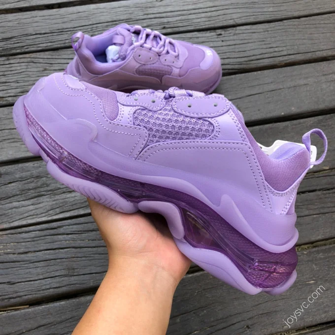 Balenciaga Triple S Clear Sole Purple