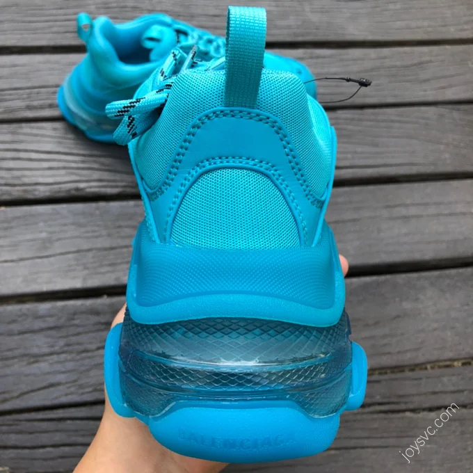 Balenciaga Triple S Clear Sole Blue