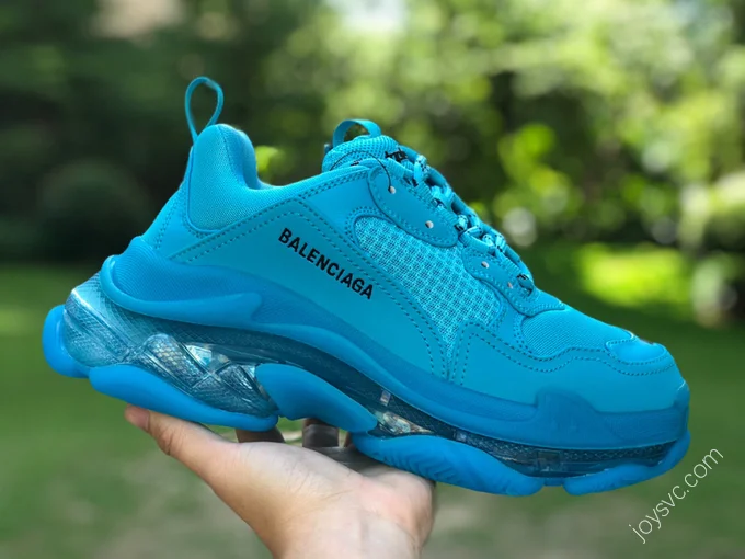 Balenciaga Triple S Clear Sole Blue