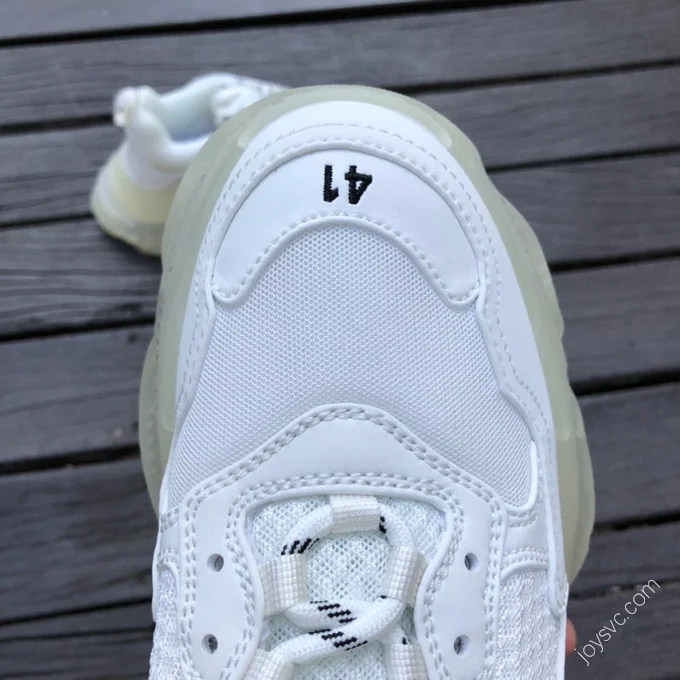 Balenciaga Triple S Clear Sole White