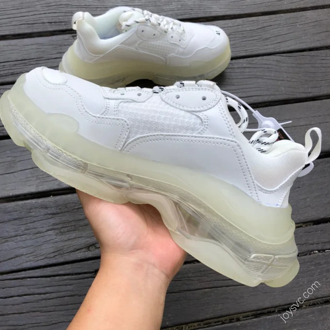 Balenciaga Triple S Clear Sole White