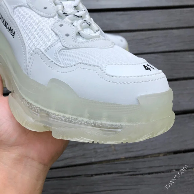 Balenciaga Triple S Clear Sole White