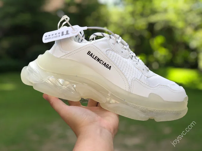 Balenciaga Triple S Clear Sole White