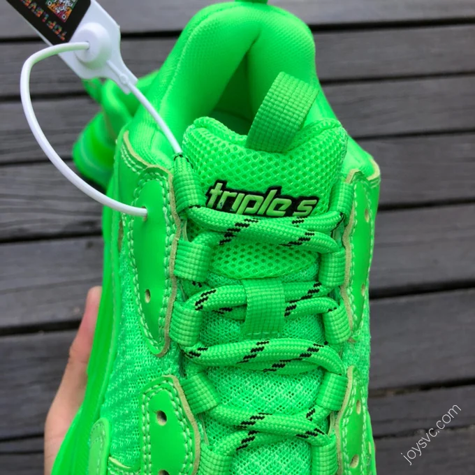 Balenciaga Triple S Clear Sole Green