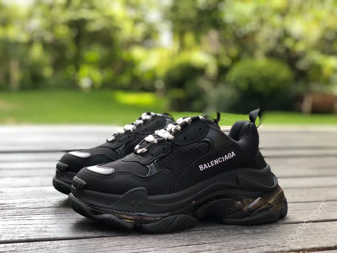 Balenciaga Triple S Clear Sole Black